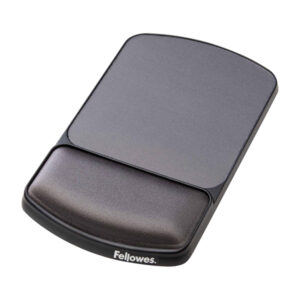 mousepad con poggiapolsi in gel regolabile fellowes