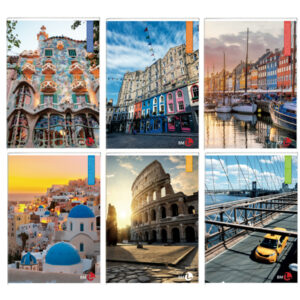 maxiquaderno a4 40fg+2 80gr 5mm citta' bm