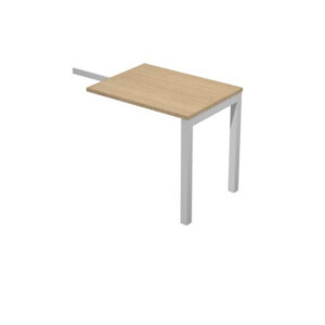 allungo dx/sx per scrivania singola 80x60x74,6cm rovere - agora'