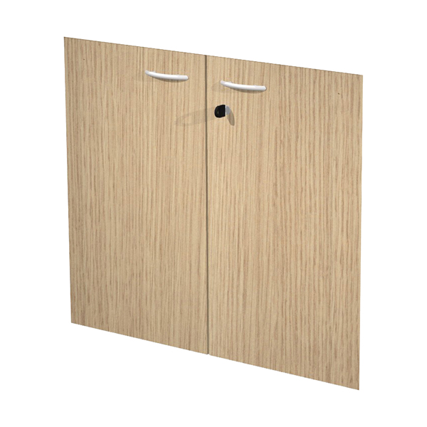 coppia ante in melamin. x mob.basso rovere - easy