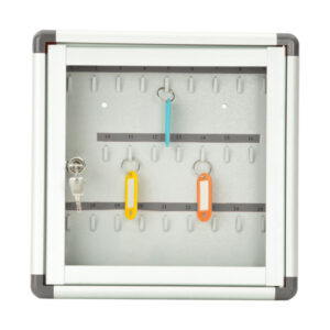 bacheca murale portachiavi 30x30cm - 25 posti metalplus