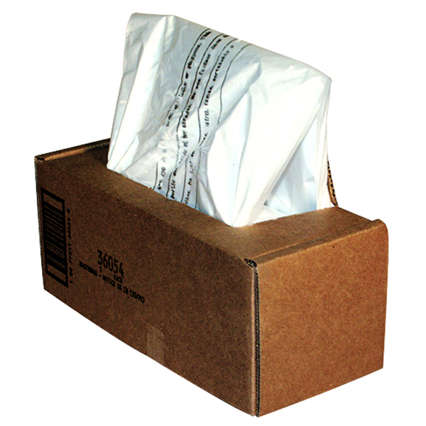 conf. 50 sacchetti per distruggidocumenti 53/75lt fellowes