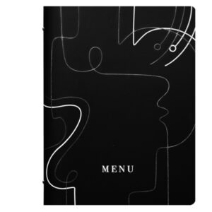 portamenu' f.to a4 24,6x31,6cm linea linee - nero