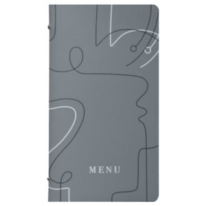 portamenu' f.to 18x31,6cm linea linee - grigio