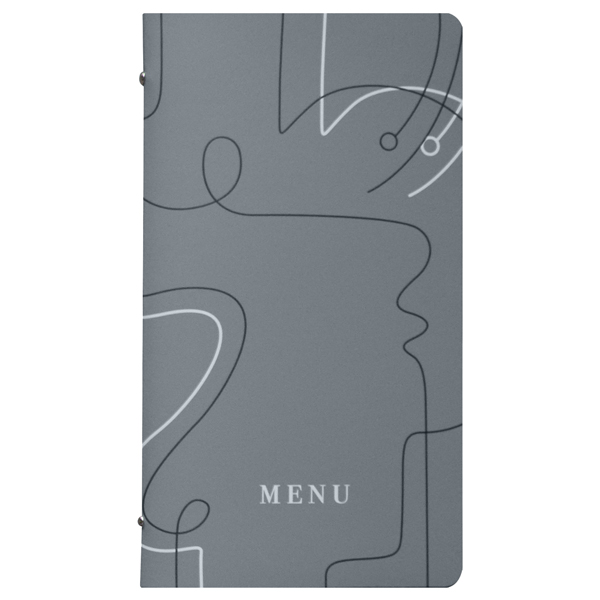 portamenu' f.to 18x31,6cm linea linee - grigio
