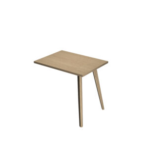 allungo dx/sx 60x80xh74,4cm per scrivanie woody rovere/rovere