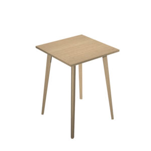 tavolo alto 80x80xh105cm rovere/rovere woody