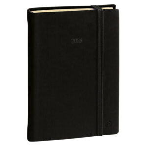 agenda settimanale affari prestige ml 10x15cm silk nero 2026 quo vadis