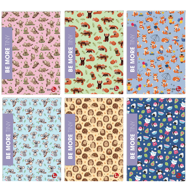 maxiquaderno a4 36fg+2 100gr 1 rigo be more tiny bm