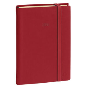 agenda giornaliera daily 21 prestige 15x21cm silk bordeaux 2026 quo vadis