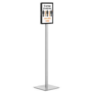 espositore da pavimento info stand basic a4