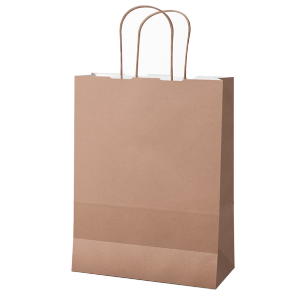 25 shoppers twisted carta kraft 36x12x41cm rosa antico mainetti bags