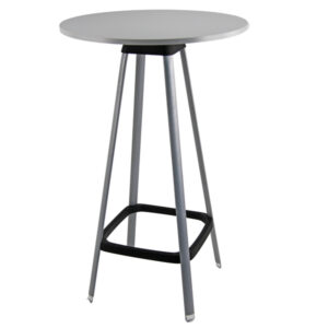tavolo bar alto tapas tavta rotondo grigio