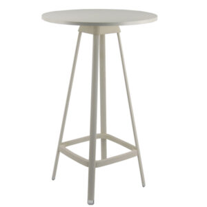 tavolo bar alto tapas tavta rotondo avorio