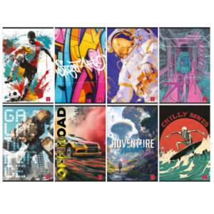 maxiquaderno a4 80gr 40+2fg 1rigo ragazzo pigna