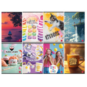 maxiquaderno a4 80gr 40+2fg 5mm c/margine ragazza pigna