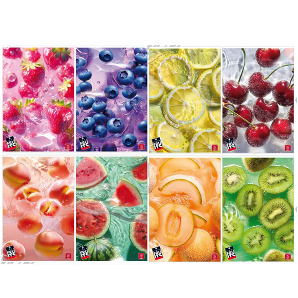 maxiquaderno a4 80gr 40+2fg 4mm fruit pigna