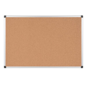 lavagna sughero 45x60cm cornice alluminio starline