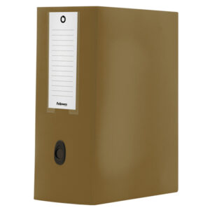 scatola progetto plus holos dorso 15cm in pp marrone 25x35x15cm fellowes