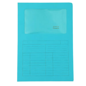 50 cartelline a l c/finestra acqua marina 120gr sintex blasetti