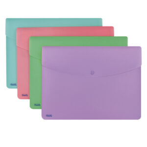 buste con bottone ppl pastel colori ass. f.to a4 favorit