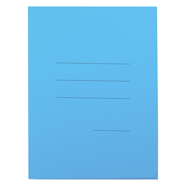 25 cartelline 3l pastello c/stampa rigatura celeste cartex blasetti