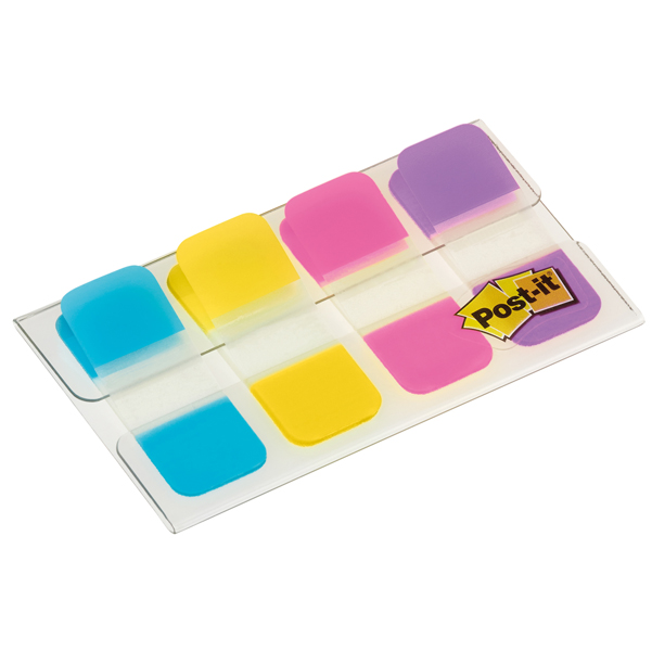 dispenser 40 segnapagina post-it index strong mini 676 vivaci 15,8x38mm
