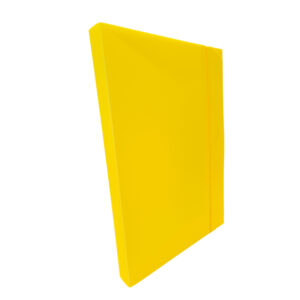 cartellina progetto 3 u140 giallo c/elastico 24x35 dorso 3