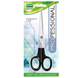 forbici 4329 professional 17cm lama acciaio inox lebez