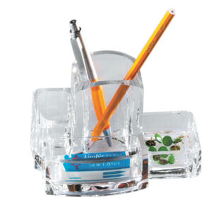 portacancelleria-portapenne acrilico trasparente 1684 lebez