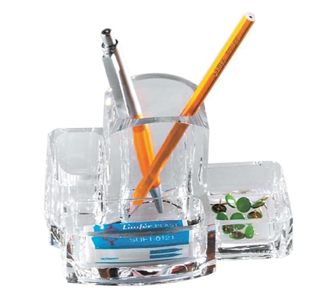 portacancelleria-portapenne acrilico trasparente 1684 lebez
