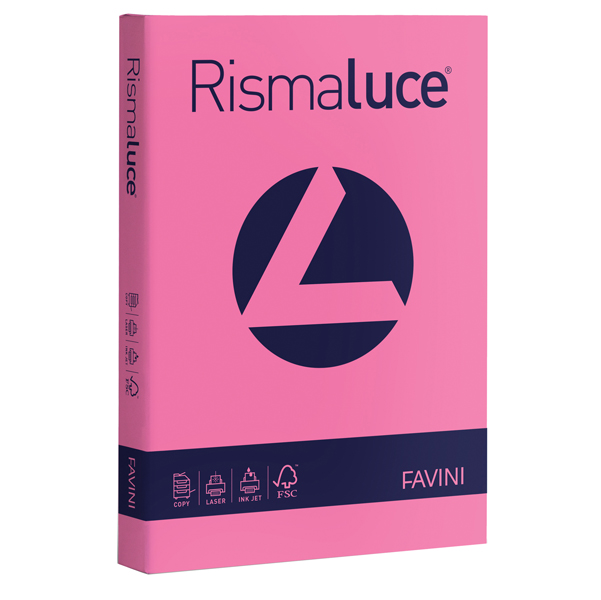 carta rismaluce 140gr a4 200fg ciclamino 58 favini