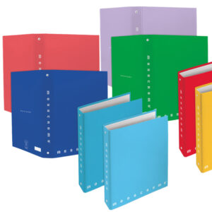 raccoglitore 4 anelli 30mm monocromo a4 26x32x4cm pigna