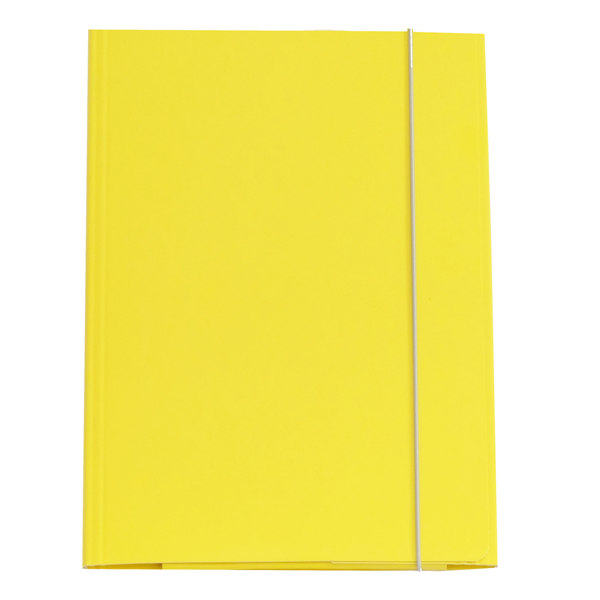 cartellina con elastico 32pl 25x34cm giallo