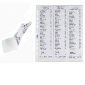 10 buste forate per 6 scontrini fiscali 25,2x30,7 favorit