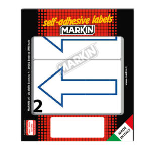 etichetta adesiva bianca 115x70mm alto (10fg x 2etichette markin