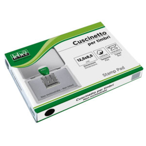 cuscinetto timbri 12x8cm neutro art.1481-ni lebez