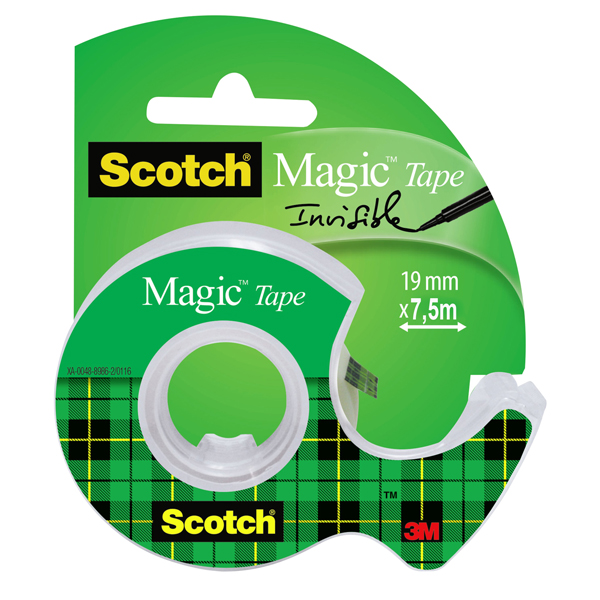 nastro adesivo scotch magic 810 19mmx7,5mt con chiocciola