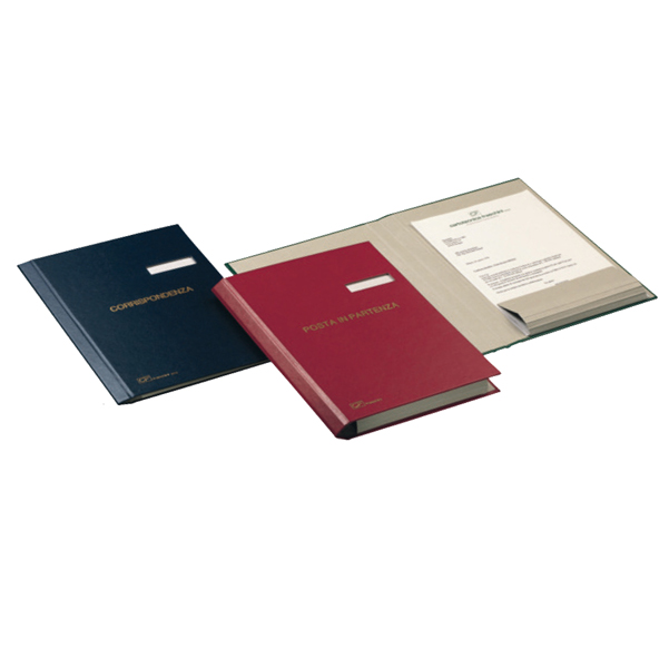 cartella portadocumenti ''posta in arrivo'' 24x34cm art.600 colori assortiti