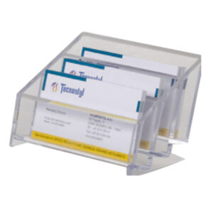 portabiglietti da visita da scrivania multitasca myacrilic tecnostyl