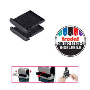 blister da 2 tamponi 6/9430 nero trodat (delist