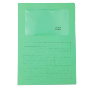 50 cartelline a l c/finestra verde 120gr sintex blasetti