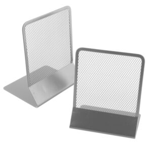 coppia reggilibri in rete argento art.089