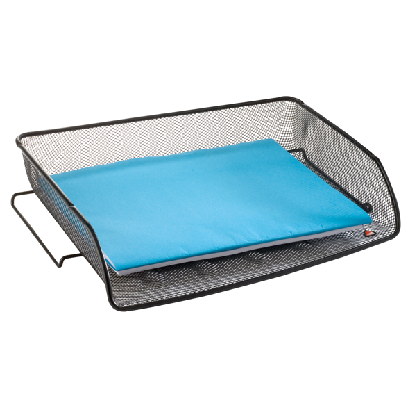 portacorrispondenza mesh it nero in rete metallica alba