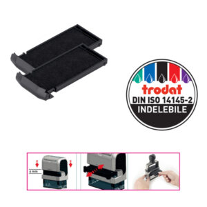 blister da 2 tamponi 6/9413 nero trodat