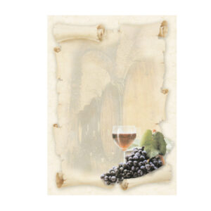 carta con stampa ''cantina''' a4 90gr 20fg decadry