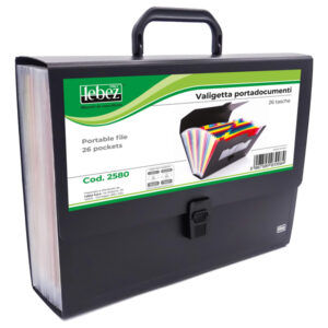 cartella portadocumenti 25 tasche art.2580 lebez
