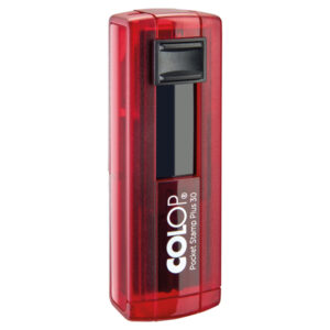 timbro pocket stamp plus 30 18x47mm 5righe autoinchiostrante rosso colop