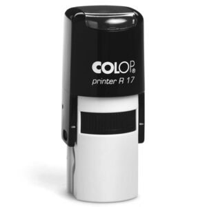 timbro printer r17 diametro 17mm personalizzabile autoinchiostrante colop