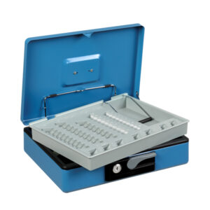 cassetta portavalori 300x230x80mm blu koala deluxe